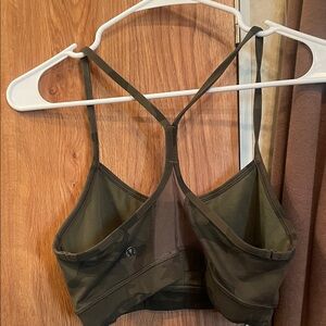 Lululemon Athletica Dark Green Sports Bra